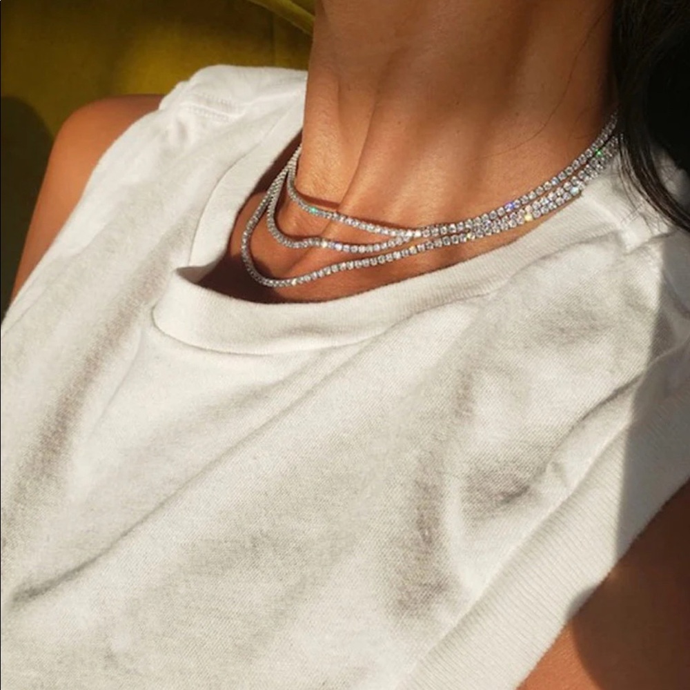 Nickho Rey Tish Tennis Necklace